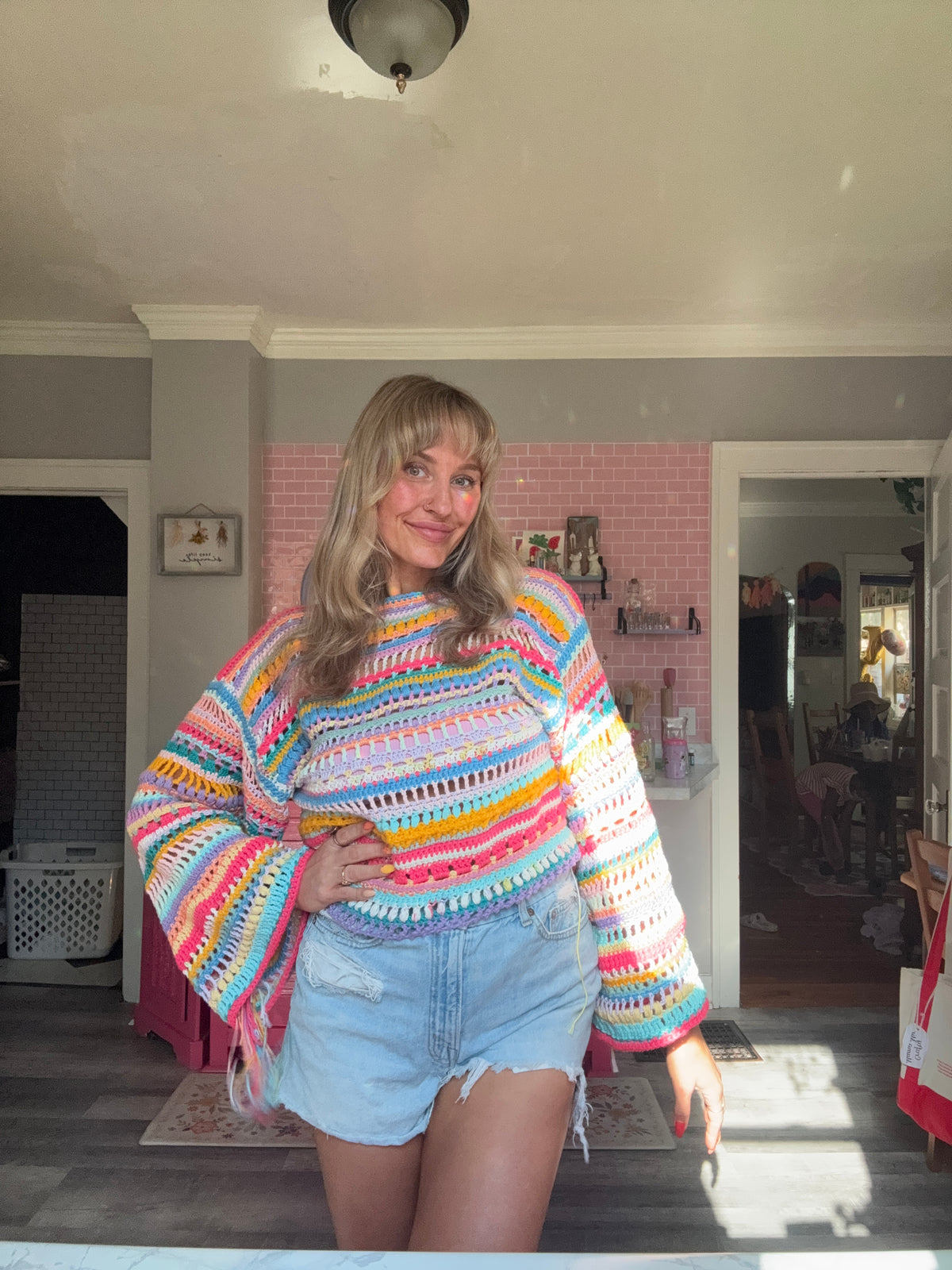 Cassie's Chaos Sweater Crochet Pattern