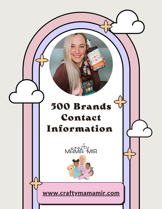 500+ Brands and Contacts for Small Content Creators