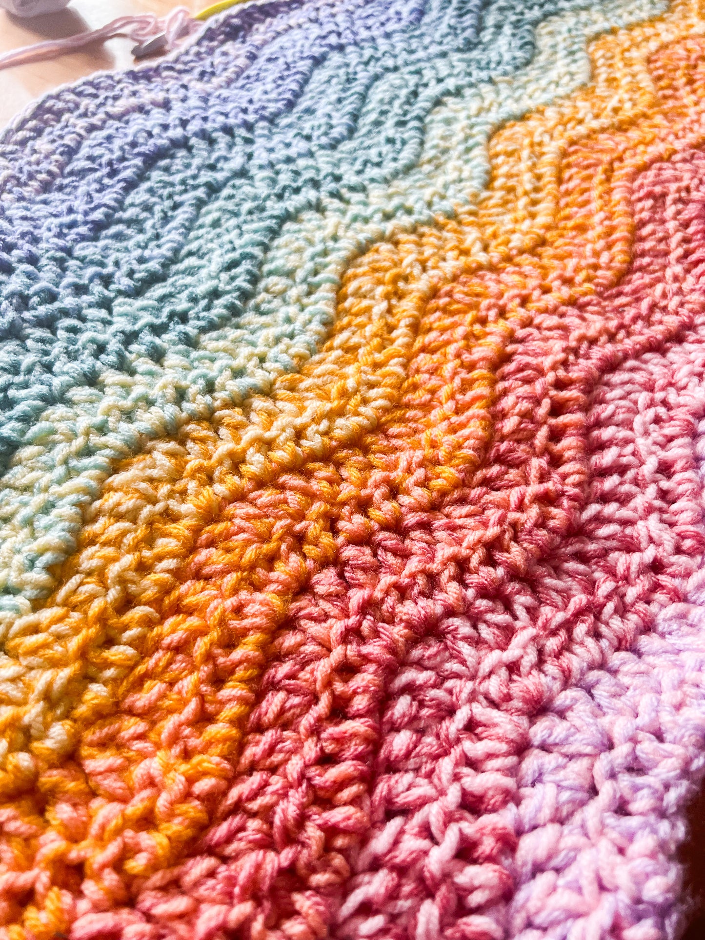 Mette's Unicorn Ripple Double Crochet Pattern & Tutorial