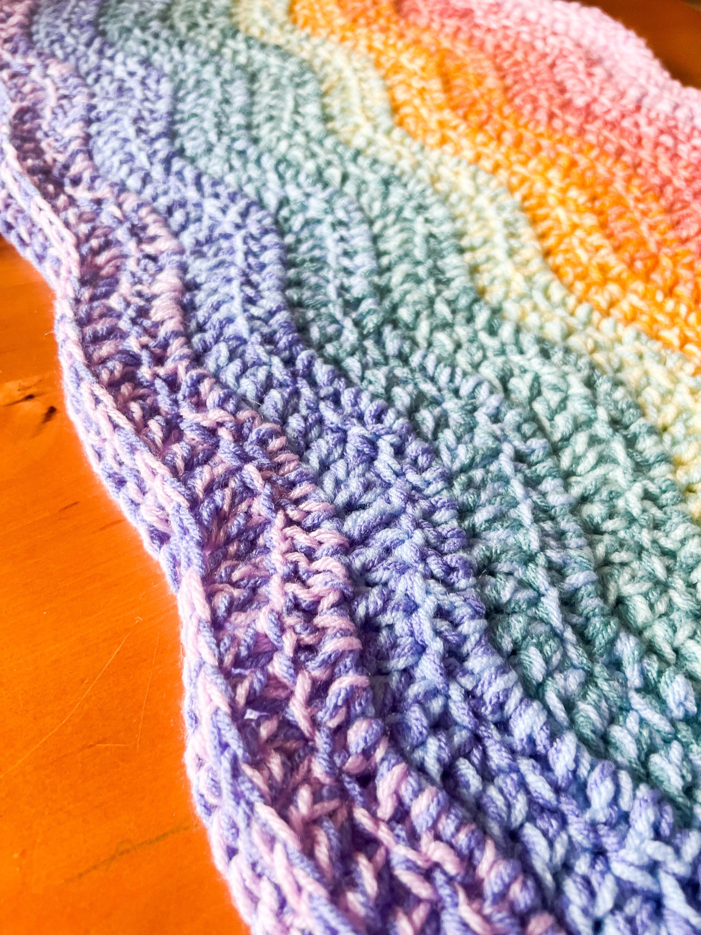 Mette's Unicorn Ripple Double Crochet Pattern & Tutorial