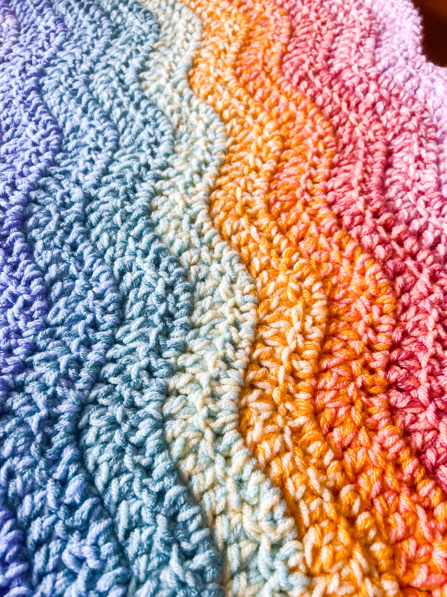 Mette's Unicorn Ripple Double Crochet Pattern & Tutorial