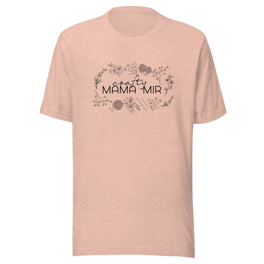 Floral Crafty Mama Mir Unisex t-shirt