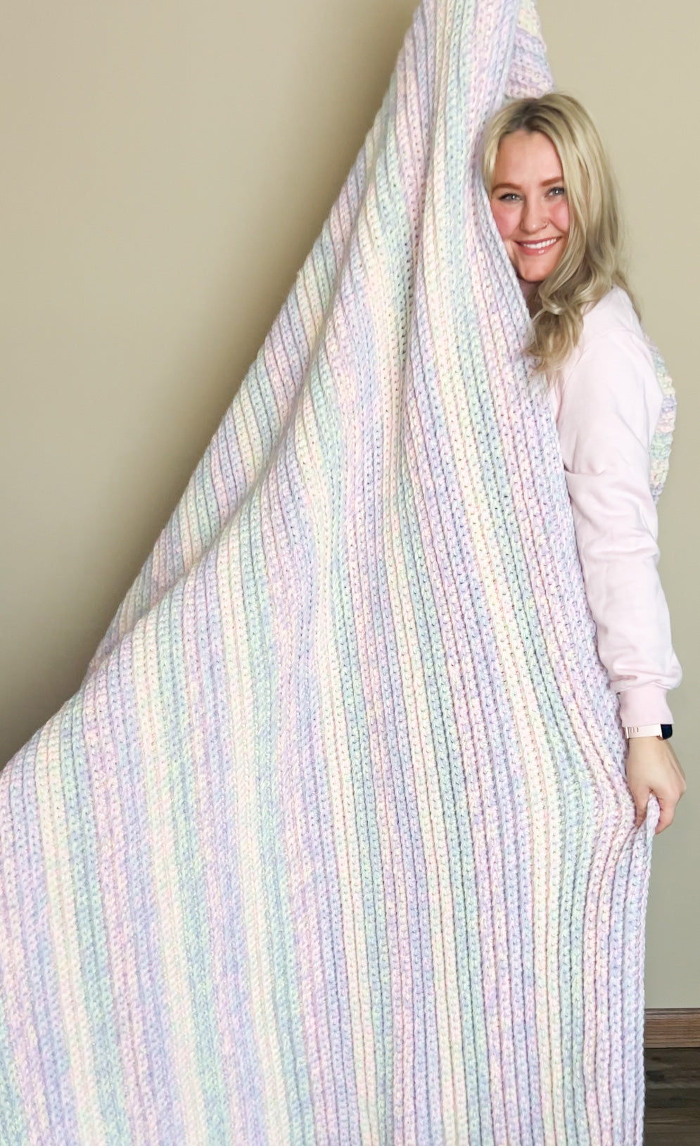Pastel Crochet Blanket Pattern