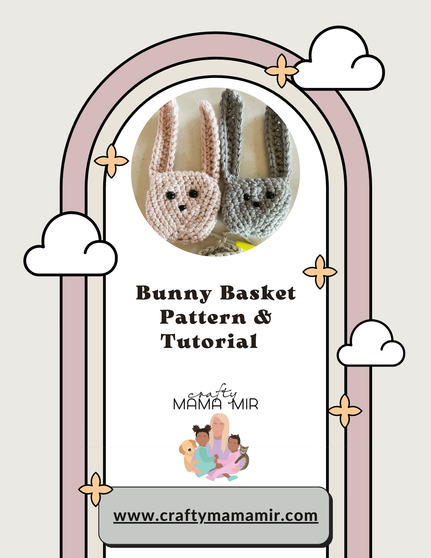 Micro Pattern: Bunny Basket Pattern
