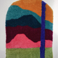 Tufted Wall Art (Jewel Tone Mountain Space)