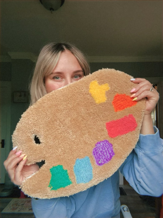 Tufted Wall Art (Paint Pallet)
