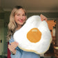 Tufted Wall Art (Fried Egg)