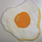 Tufted Wall Art (Fried Egg)