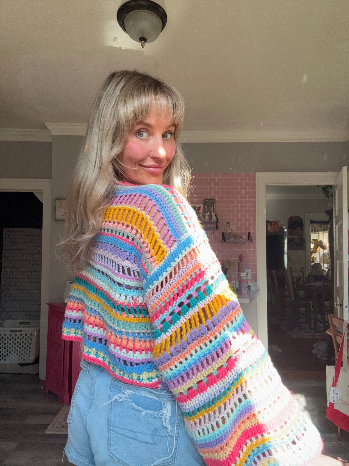 Cassie's Chaos Sweater Crochet Pattern