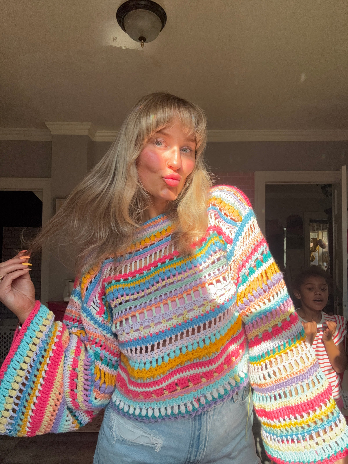 Cassie's Chaos Sweater Crochet Pattern