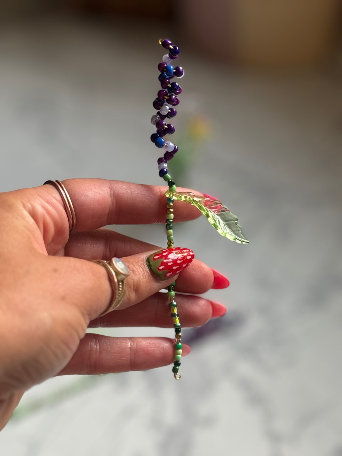 Beaded Lavender by Miss Mette Makes