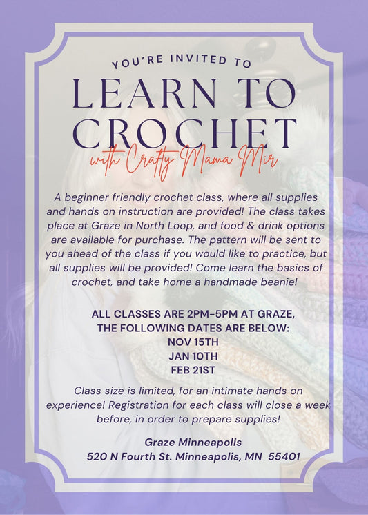 Learn To Crochet @ Graze