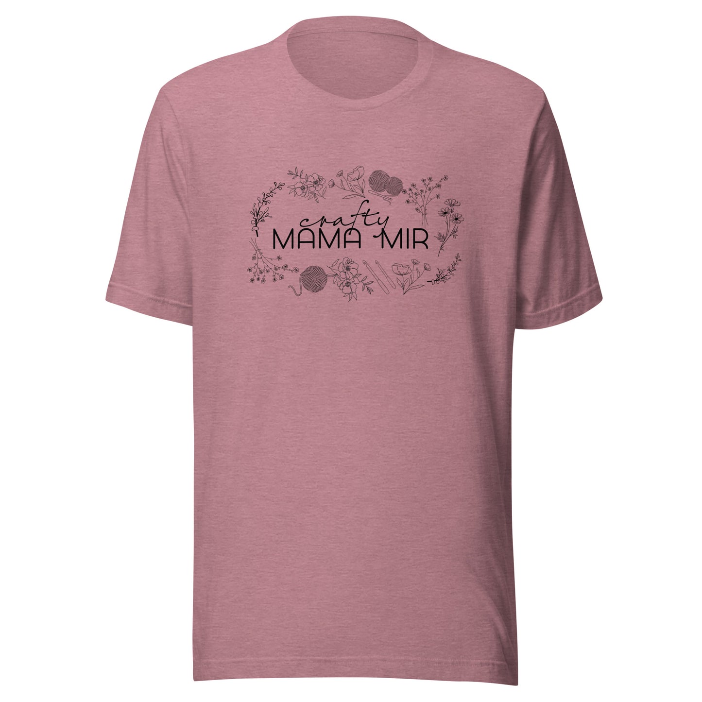 Floral Crafty Mama Mir Unisex t-shirt