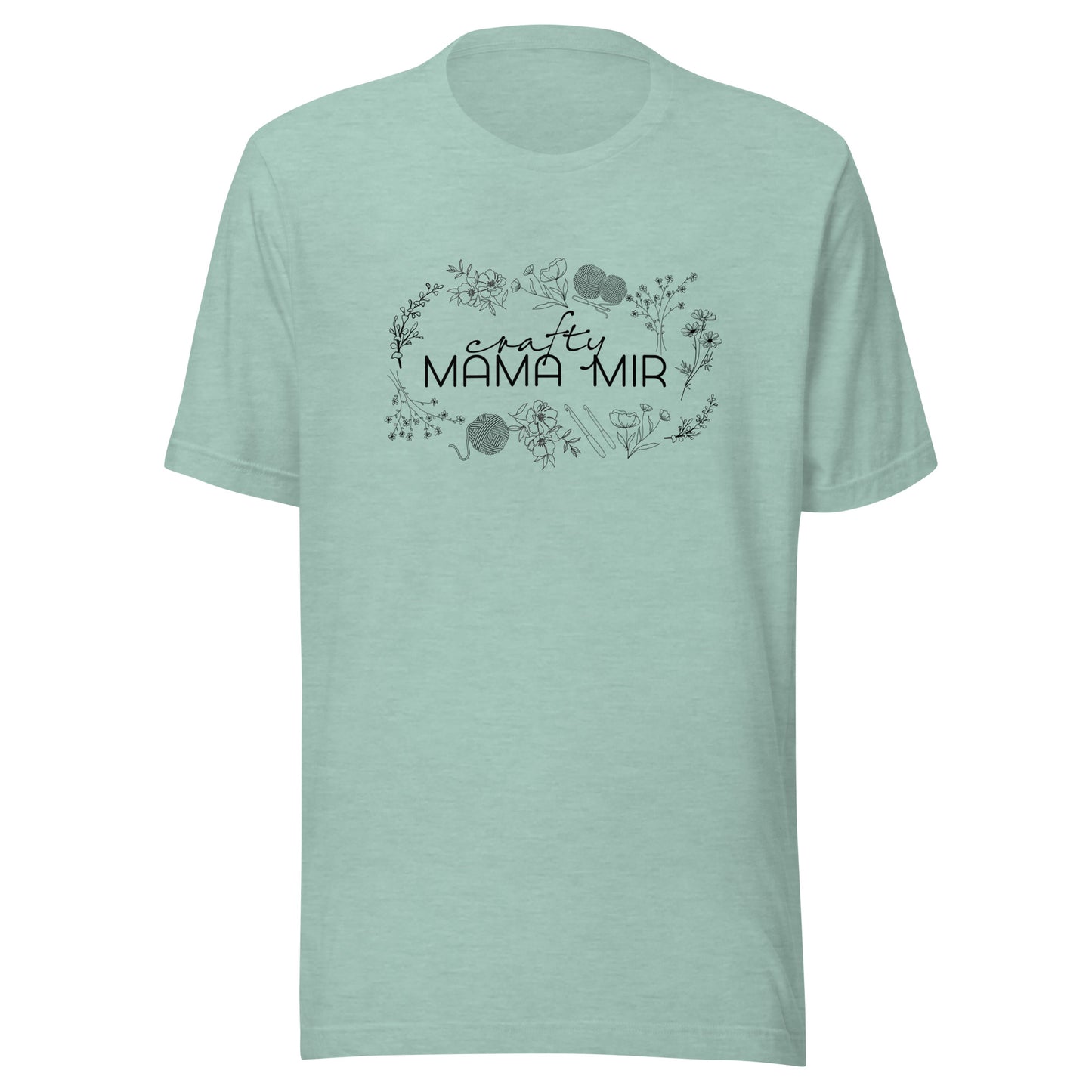 Floral Crafty Mama Mir Unisex t-shirt