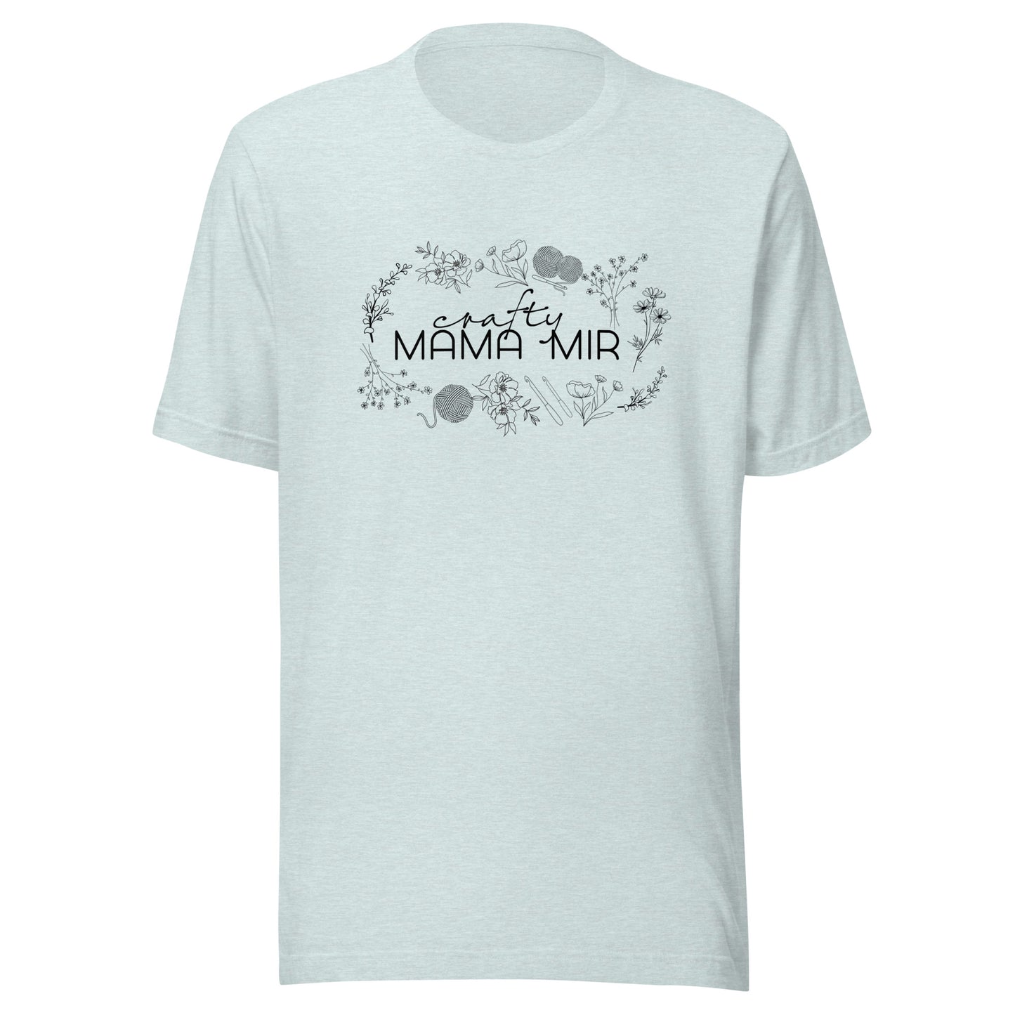 Floral Crafty Mama Mir Unisex t-shirt