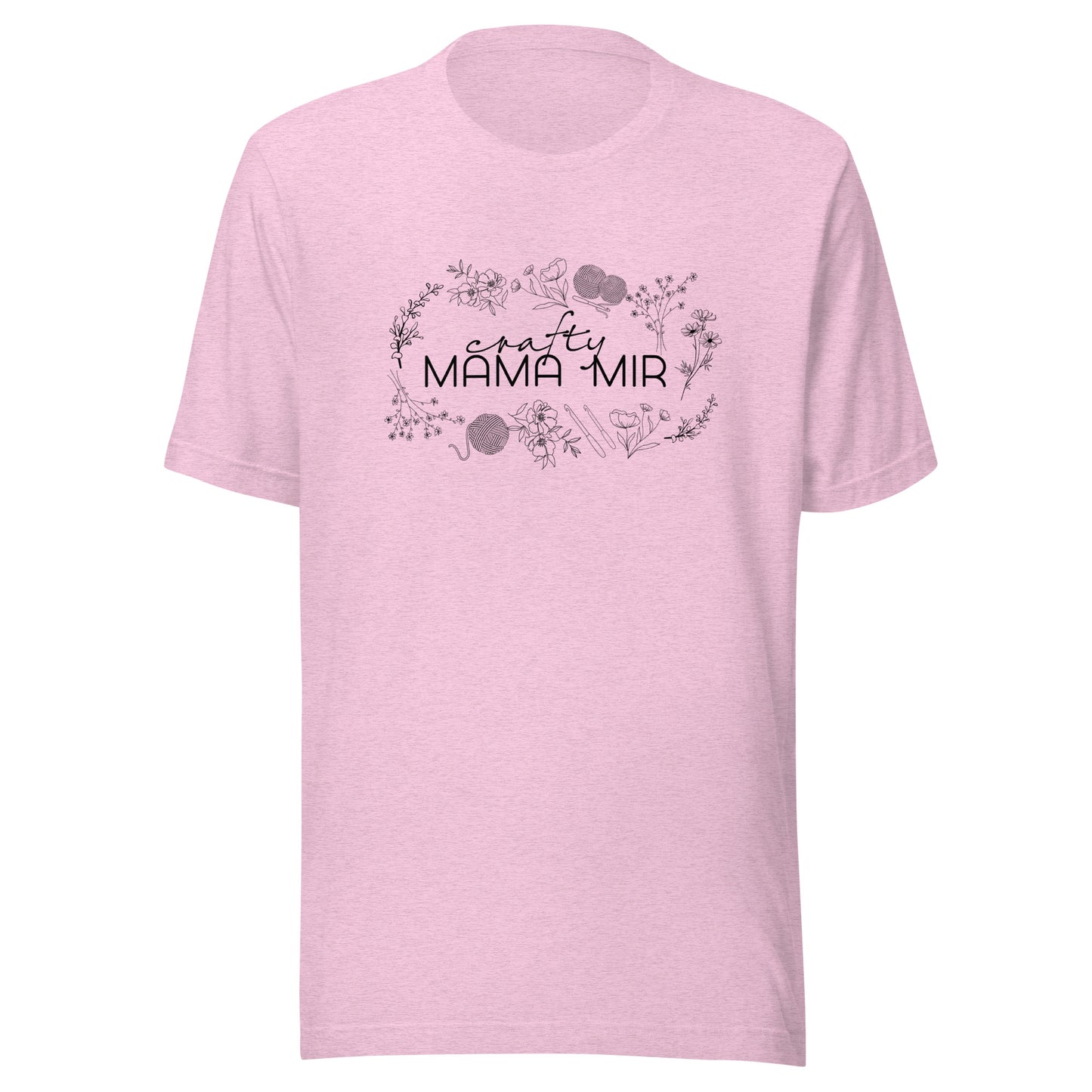 Floral Crafty Mama Mir Unisex t-shirt