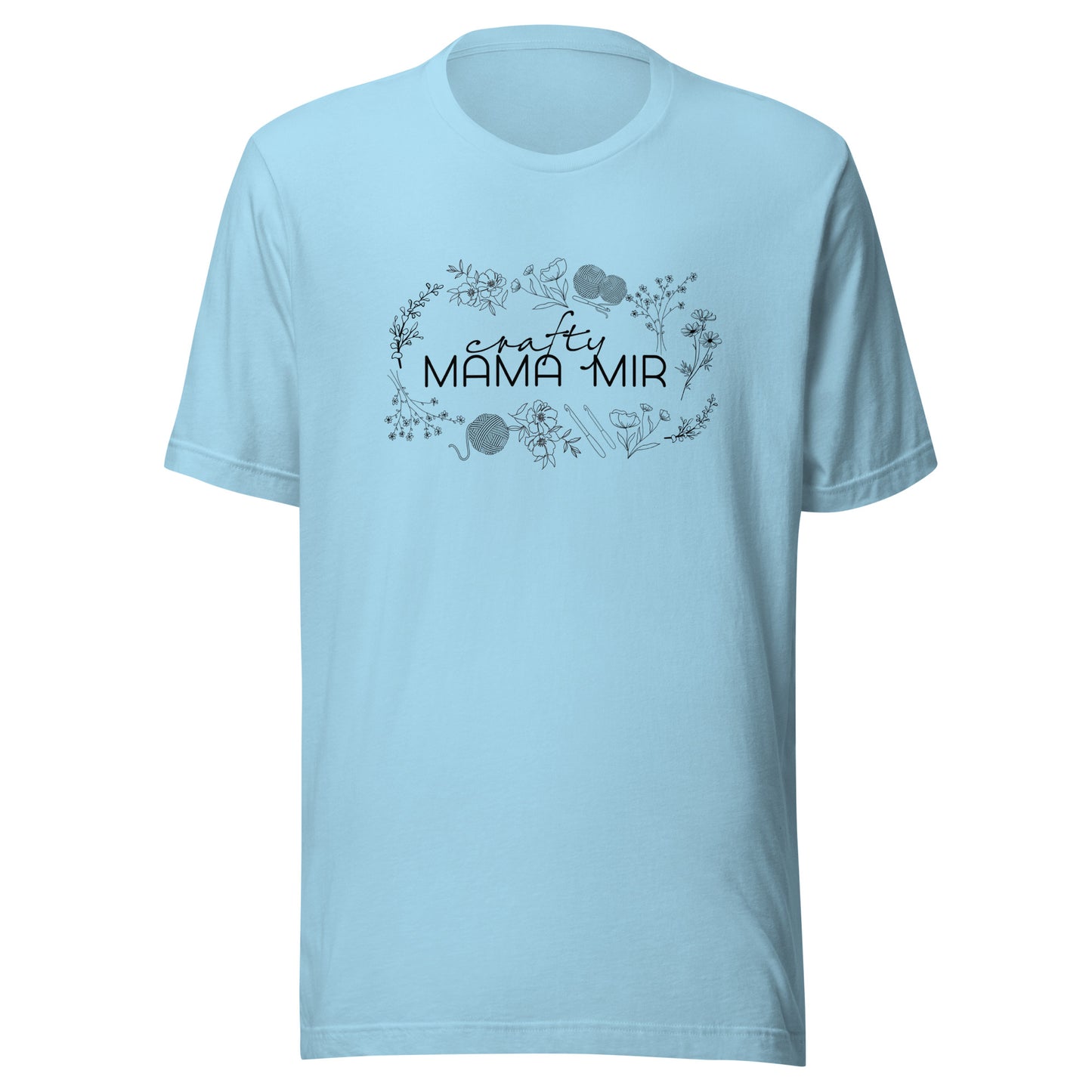 Floral Crafty Mama Mir Unisex t-shirt