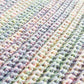 Pastel Crochet Blanket Pattern